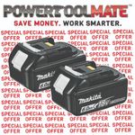 Makita Genuine BL1860 18V 6.0ah Lithium-ion LXT Battery UK *TWIN-PACK*