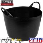 Sealey Flexi Tub Heavy-Duty 30L - Black Storage Workshop Household
