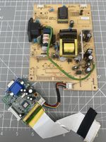 Universal LCD Controller Board And Power Supply Board And LVDS Ribbon Cable