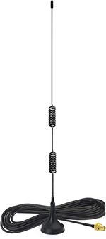 Bingfu Radio Antenna Dual Band Vhf Uhf 136-174/400-460mhz Magnetic Sma Female