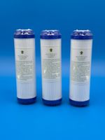 10" GAC Granular Activated Carbon Replacement Water Filter Cartridges, 3-25 Pack