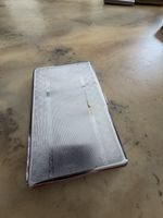 Vintage Art Deco Chrome Cigarette Case Metal Business Card Holder Wallet 1940s