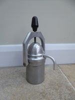 Hungarian Vintage stovetop espresso maker, camping coffee , 2 Cups, c.1960s