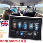 UK 9'' Android 9.0 Car Headrest Touch Screen Monitor Video Player WiFi//USB/SD