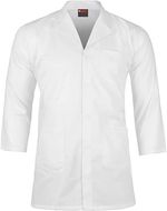 Butchers Coat Catering Kitchen Bakers Chef Cook Uniform Unisex Butcher Coat UK