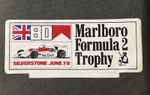Marlboro Formula 2 Trophy Silverstone Sticker 193x79mm VGC