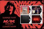 GB 2025 AC/DC Prestige Stamp Booklet Pane 2 MNH self-adhesive issue date 18/2/25