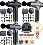 DDVWU Cordless Deep Tissue Percussion Massage Gun LCD Touch 7-Speeds 15-Heads