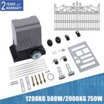 2000KG Sliding Gate Opener Automatic Electric Driveway Motor Kit / 6m UK