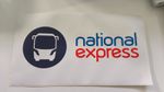 National Express Sticker Decal Coach Bus Stop Not Megabus Stagecoach First