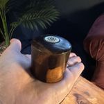 Antique 1900 Travelling Inkwell Wooden Case Mother Of Pearl Dip Pen Ink Pot