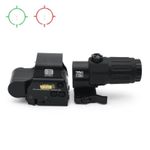 Eotech Style EXPS 558 Holographic Red Dot Sight + G33 G43 3x Magnifier Airsoft