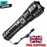 High Powered Super Bright Flashlight LED Rechargeable Torch Lamps MULTI USE