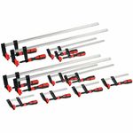 12pc F Clamps Wood Working Heavy Duty Cast Iron Metal Bar Clamp Set - 5286