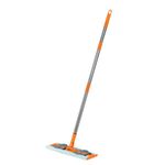 MACROMAX FAMOUS Cleaning System Flat Mop | 100% Microfiber | Wet & Dry Use