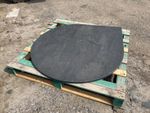 1.1m diameter tear drop slate hearth slab (Ref 462)