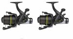 2 x Shakespeare 6000 Firebird Freespool Carp Fishing Reels Bait, Switch 