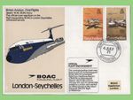 Seychelles 1971  BOAC VC 10 Inaugural Scheduled Flight Seychelles-London Cover