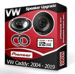 Volkswagen Caddy Front Door Speakers Pioneer car speakers + adapters 300W