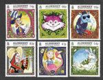 ALDERNEY ALICE IN WONDERLAND  ANIMATION CARTOONS  LITERATURE MNH