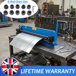 18" Bending Machine Sheet Metal Bead Roller Swager Plate Steel Body 6 Roll Sets