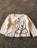 Disney Baby White 100% Cotton T-Shirt Winnie the Pooh Long Sleeve Crew 3-6M