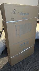 Baby Cot Bed 120×60cm with Mattress