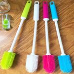 Multi-Purpose Cup Brush with Long Handle - 360-Degree Rotating Bottle, Cup and C