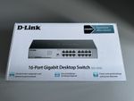 D-LINK DES-1016D 16-Port Fast Ethernet Unmanaged Desktop Switch