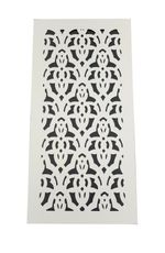 Vesey Gallery White Primed Decorative Screen. 3mm MDF 1215 x 600mm. Made in UK