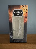 The Kraken Black Spiced Rum Tentacle Highball Glass Boxed Brand New 
