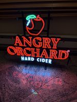 ANGRY ORCHARD HARD CIDER LED NEON SIGN 20” X 16” / bar sign / man cave LED Sign