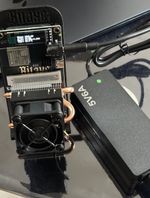 NEW UK Bitaxe Gamma 601 1.2TH/s 18W Solo Lottery Bitcoin Miner + UK Power Supply