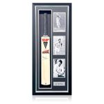 Ian Botham Signed Full Size Attack Cricket Bat. Deluxe Frame
