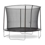 PLUM® 8FT FUN SPRINGSAFE® TRAMPOLINE & ENCLOSURE - BLACK - NEW & BOXED