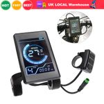 24V/36V/48V E-bike X1 Colour LCD Display Power Speed Meter Control Panel UK