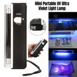 Portable UV Light Money Detector Handheld LED Torch for Banknotes & Counterfe