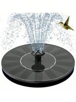 Solar Powered Floating Pump Water Fountain Bird Bath Pond Pool Garden Dccor