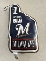 MLB Milwaukee Brewers #1 Vinyl Stuffed Hand - Good Stuff - Mancave - Bar