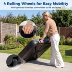 Umbrella Base with Wheels 210 KG Outdoor Cantilever