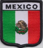 Mexico Flag Embroidered Patch