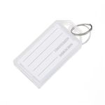 10-50Pcs Colorful Plastic Keychain Key Tags Label with Split Ring for DIY Number