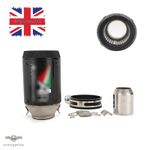 Exhaust Tail Pipe Carbon Fiber Muffler Slip on For 51mm Universal Motorcycle ATV
