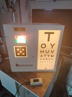 Optitians Domiciliary Eye Test Chart Light Machine- Working- Wall Mountable