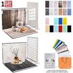12PCS Photo Backdrop Board Flat Lay Props Table Photography Background +2 Window