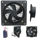 Industrial Ventilation Extractor Metal Plate Fan Axial Exhaust Commercial Blower