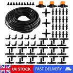 High-Quality 77 PCS Drip Irrigation Kit - Easy Install 15m Hose for Gardens