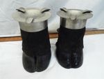 Vintage Taxidermy Bull Cow Hoof Ashtray Foot Ash Tray Leg Farm Buffalo Bison