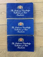 Rothmans Cambridge Collection of Rare Banknotes x3 Blue Presentation Packs