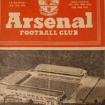 Arsenal v Preston First Division Football Programme, Pre-1950 Season